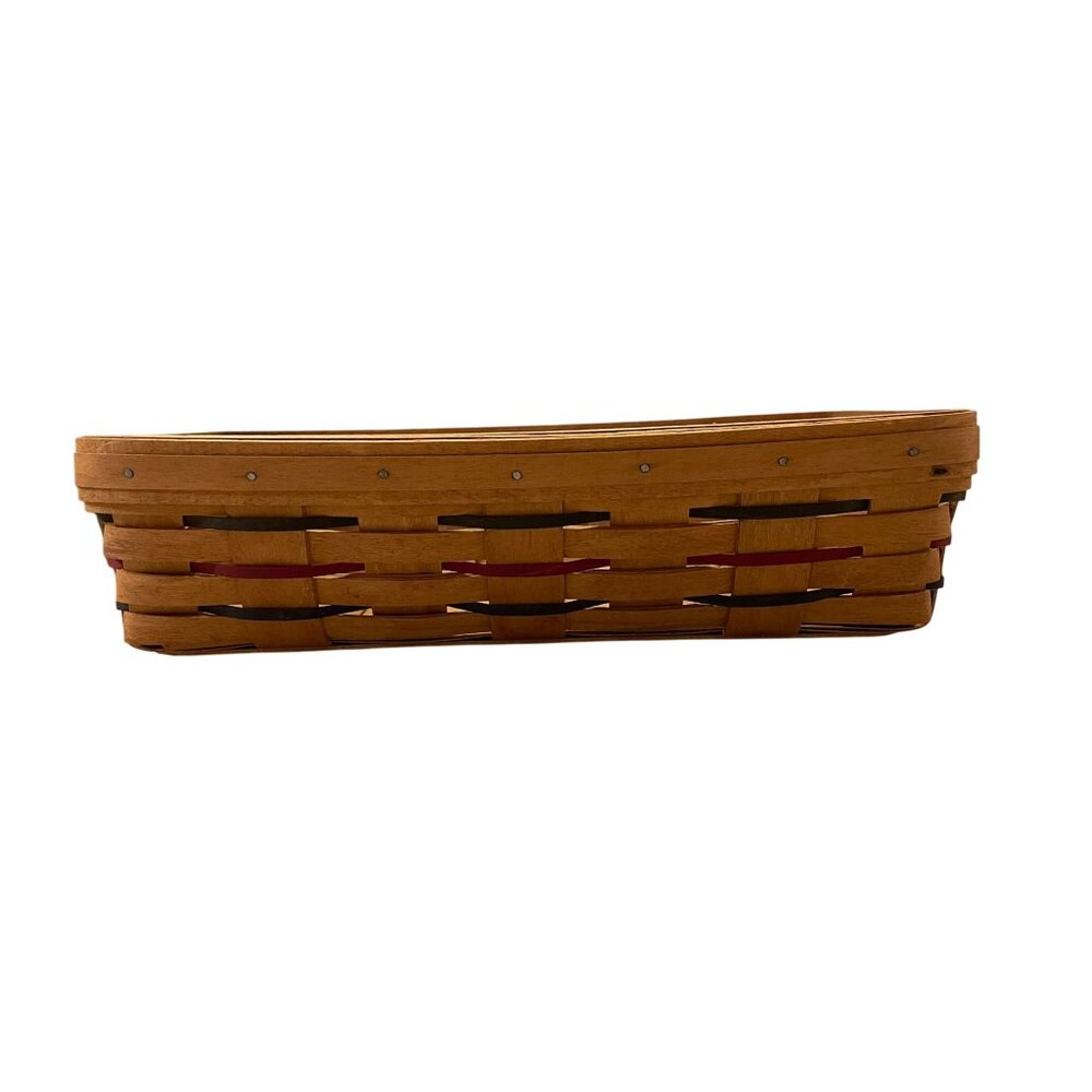 Vintage 1993 Longaberger Heartland Basket Used Rectangular Medium